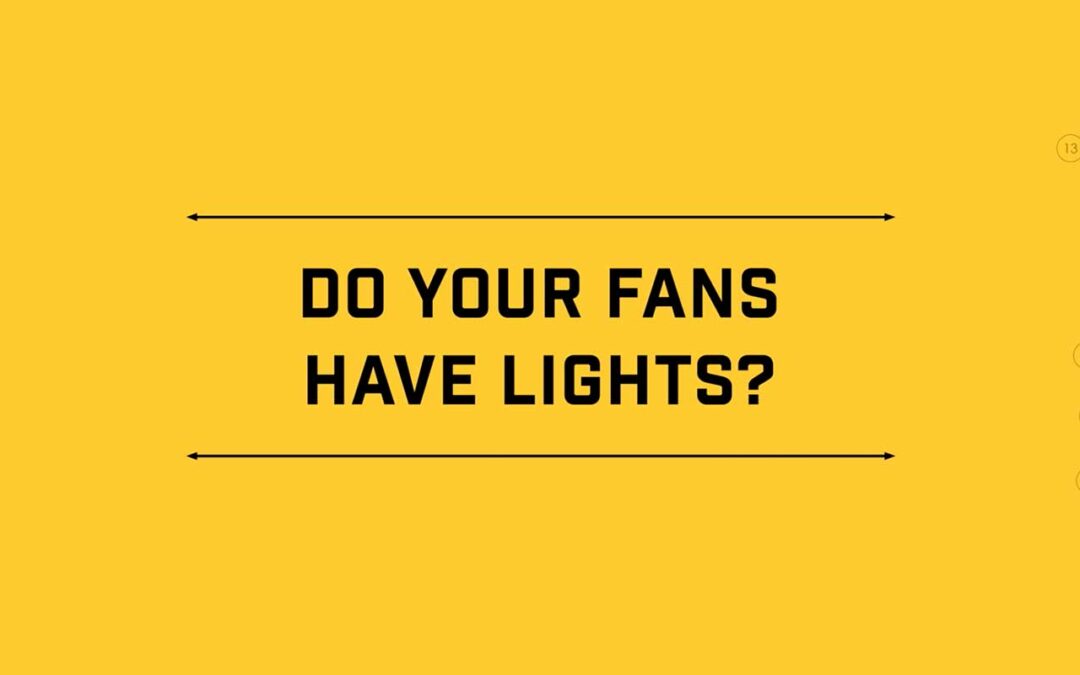Demandez Big Ass Fans – Lumières
