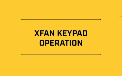 Vídeos de apoyo - XFAN Keypad Operatoin