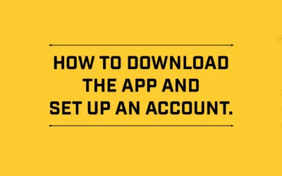 Support Videos – How to download the app and set up an Account.
