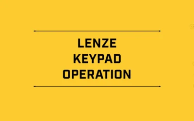 Support Videos – Lenze keypad operation