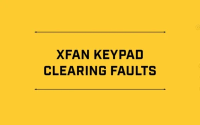 Support Videos – XFan Keypad Clearing Faults